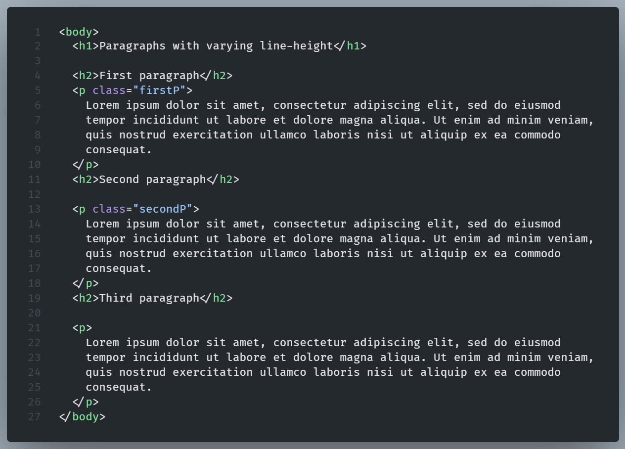 Make your content more easy to read with the use of line-height and ...