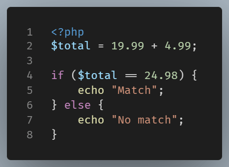 Example showing the issue in practice.
