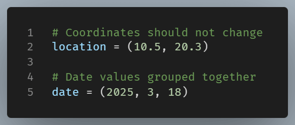 Tuple's usecase examples