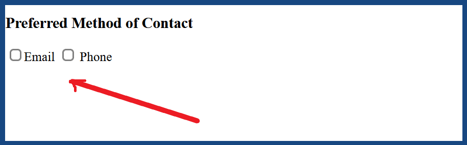 Image showing how different radio buttons are when styled with custom code.