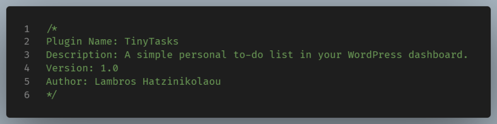 Example of a plugin header.