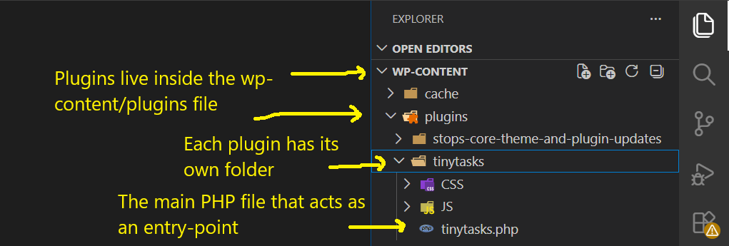 Example of a plugin folder.