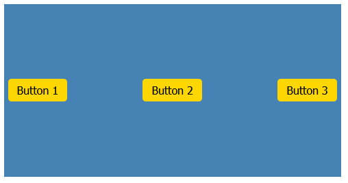Buttons aligned with space between.