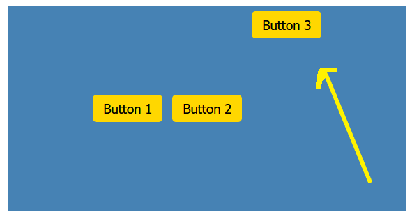 One of the buttons is aligned differently.
